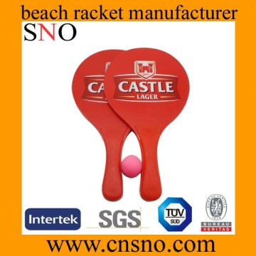 Beach Racket set/Wooden beach bat with ball