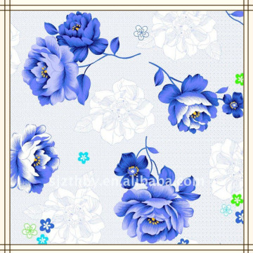china supplier beautiful flower designs fabric painting