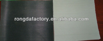 thin ribbed rubber sheet