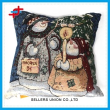Jacquard Christmas Decorative Cotton Cushion Cover Wholesale