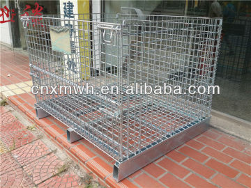 Square steel tube feet wire storage cage