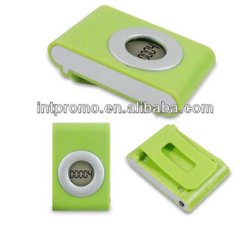 Belt clip single function pedometer