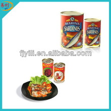 Sardines process canning