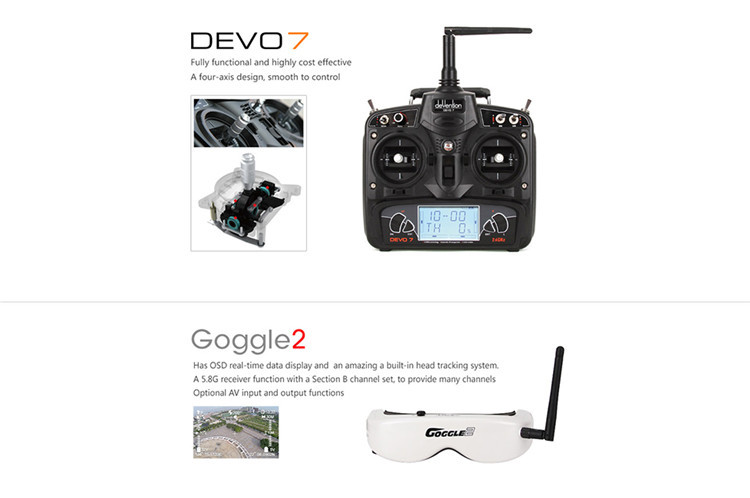 Super Speed up to 40km/h FPV quadcopter with Goggle racing drone 250