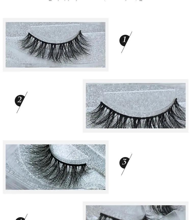 Factory Price Natural Looks Cruelty Free Cosmetics Make up Eyelashes with Top Quality