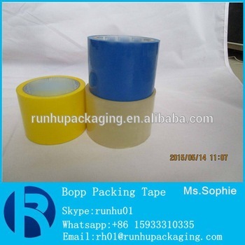 Chinese factory of bopp acrylic glue tape carton sealing gum tape for boxes