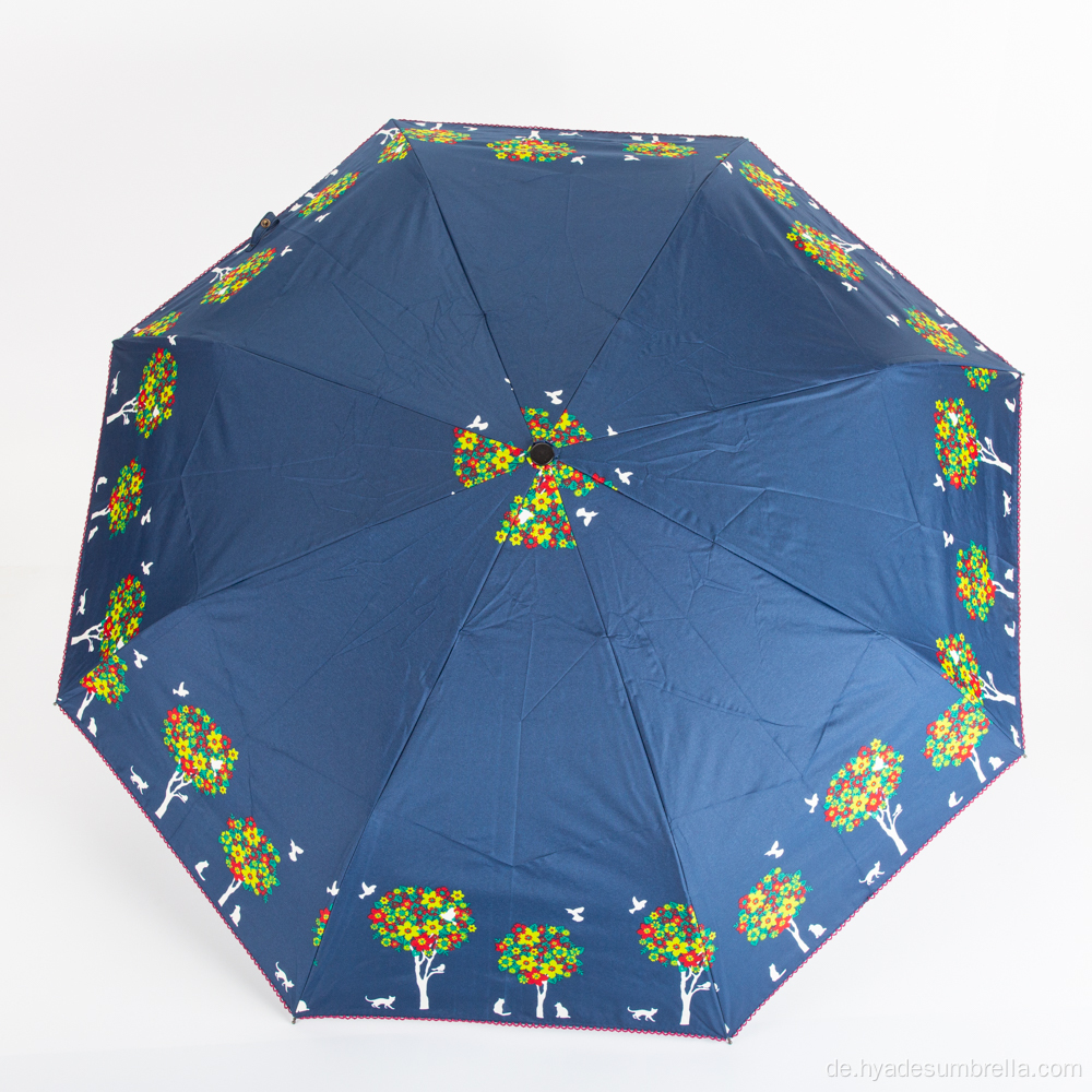 Hochwertiger großer Regenschirm für Damen
