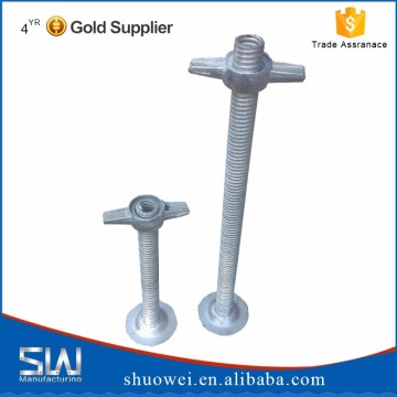 Adjustable Base Jack, Adjustable Base Plate, Scaffolding Base Jack/Plate