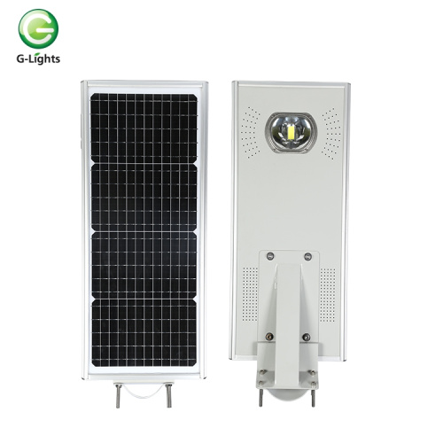 50W 100W 150W 200W tudo em um poste de luz solar LED