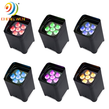 6*18w 6in1 Battery Wireless LED Par Light