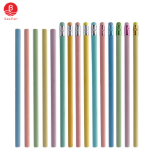 Customizable Triangular Macaron Pencils with Laser Engravings