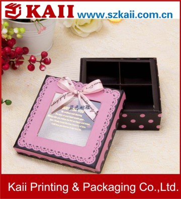 packaging box acetate chocolate box