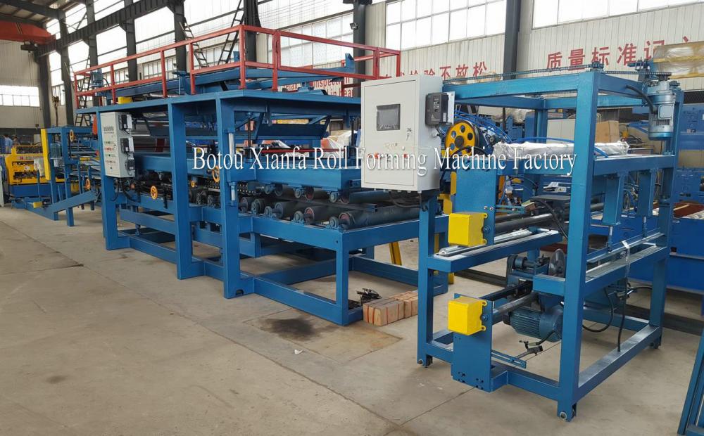 EPS Sandwich Wall Panel Roll Forming Machine Line