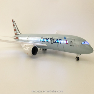 New Resin Toy: United States Boeing 787 47cm Die-Cast Model Plane - Perfect for Collectables