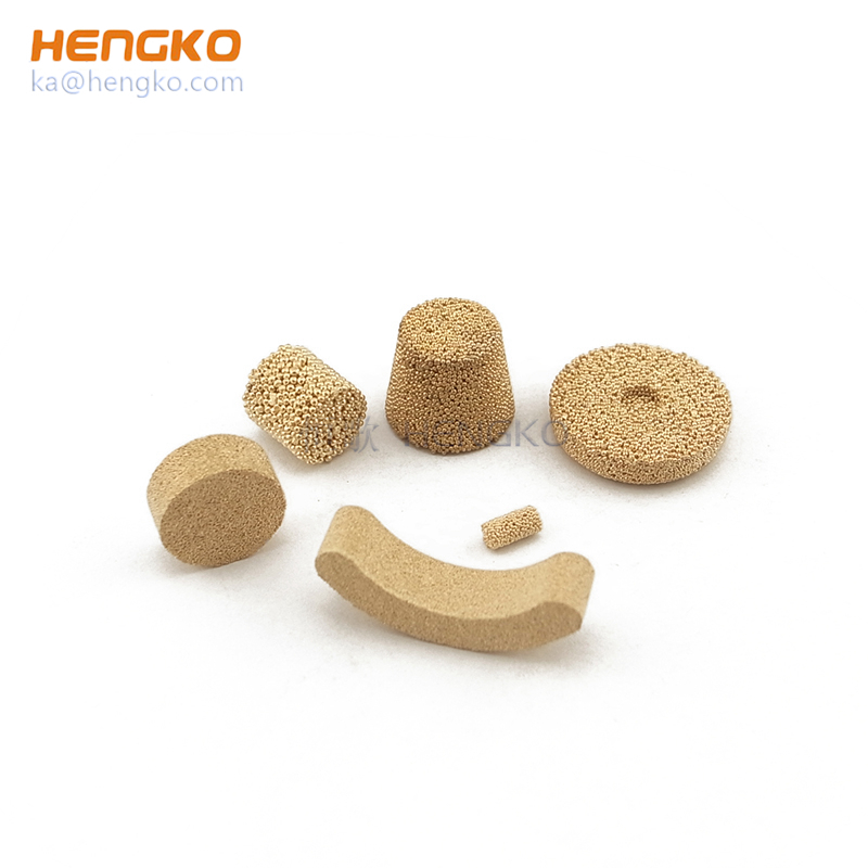 durable custom sintered metal bronze bass powder porous filters