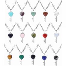 Gemstone Form Shape Key Chain Colles