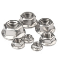 Dadi esagonali in acciaio inox con flangia M5M6M8M10