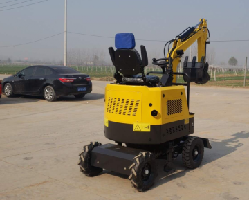 Excavator price 1 ton wheeled excavator