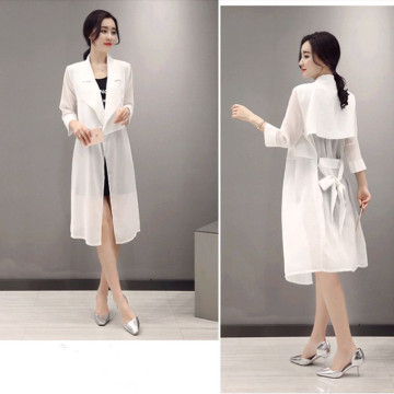 Fashion chiffon lady top designer / ladies chiffon suits/ french chiffon