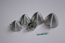 Aluminium spinner for folding prop