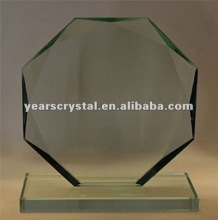 jade glass trophy award for custom gift