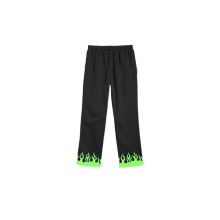 Men Custom Cotton Track Pants Mans Logo Wholesale Streetwear Straight Leg Sweatpants Thick Unisex Jogger