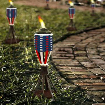 Natural bamboo table torch