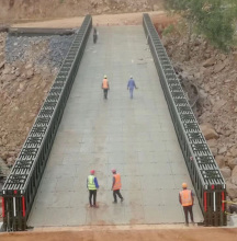 Heavy Duty GB/BS Painted Green or Light Gray Steel Bailey Bridges for Sale