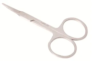 Stainless Steel Eyebrow Curved Cutting Scissors Beauty Makeup Scissors