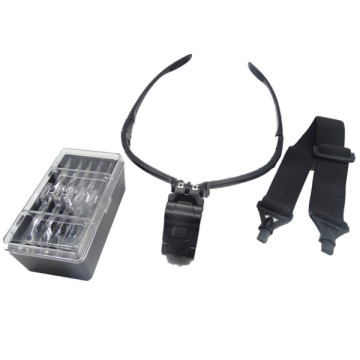 Two hands can be used.with two LED lamps,bracket and headband is interchangeable