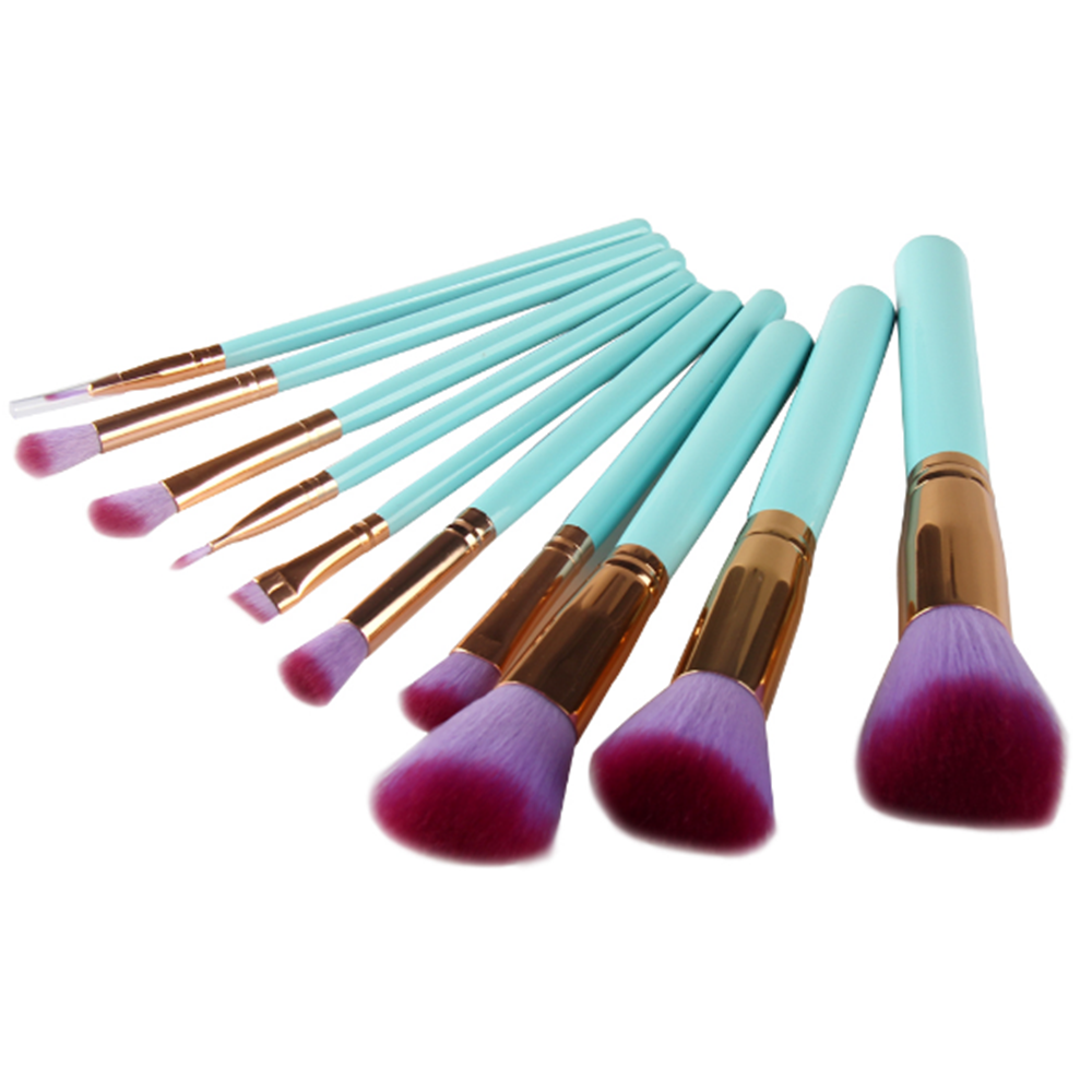 10pcs makeup brush set