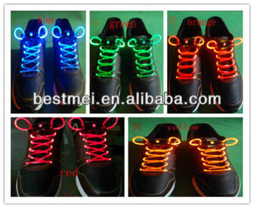 LED flashing shoe lace