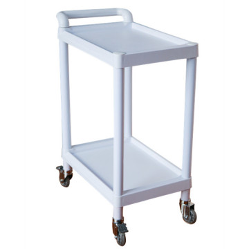 Krankenhaus 2 Schicht medizinische ABS Instrument Trolley