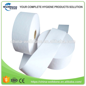 Roll sap airlaid absorbent paper with sap