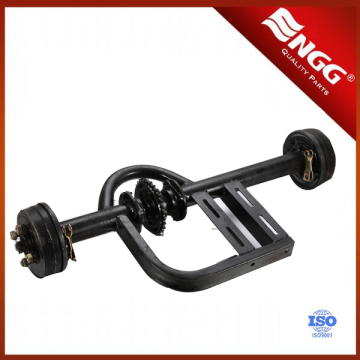 tricycle differential rear axle