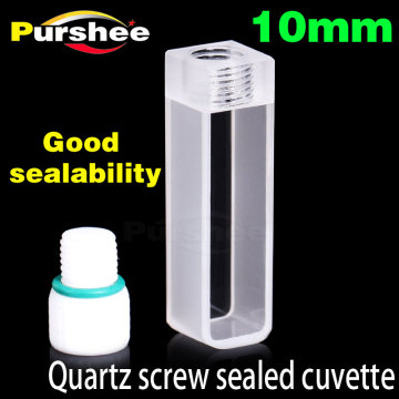 3.5ml Quartz screw sealed cuvette(10mm)