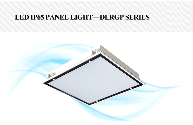 40W Square Hospital Clean Room LED Fixture IP65 Panel Light