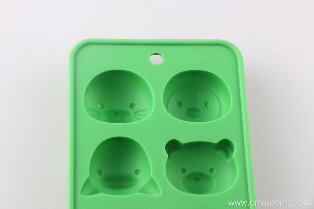 Cute animal toe funny silicone cake mold