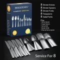 45-Piece Silverware Set Flatware Cutlery Set Service for 8