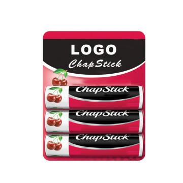 Biologische Fruit Lippenbalsem Chapstick Tubes Private Label