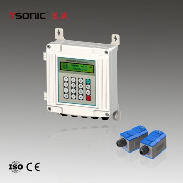 Digital ultrasonic clamp on liquid flow meters