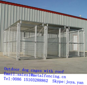 China supplier wholesale animal cages fence panels dog cages 3 runs XXXL dog cages outdoor dog cages with roofs