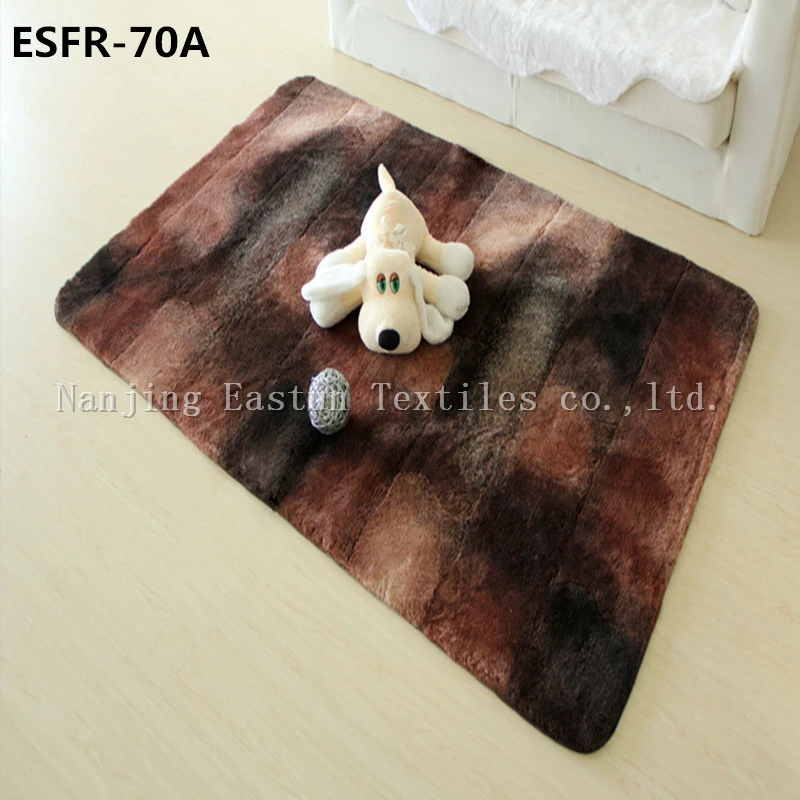 Animal Shape Faux Fur Rugs Esfr-28d