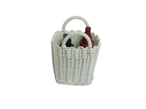 Eu White Empty Women Hotel Spa Cosmetic Gift Basket Hand Woven Moistureproof