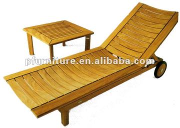 Fold up wood beach chair PFC652