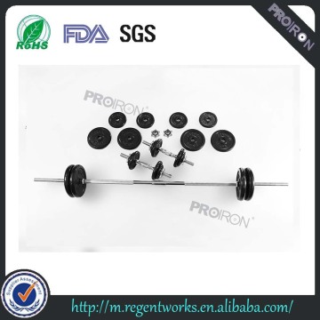 Alibaba china 50kg barbell dumbbell set