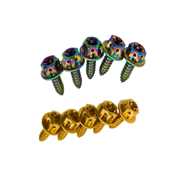 High-Quality Titanium Hex Flange Bolts for Automotive