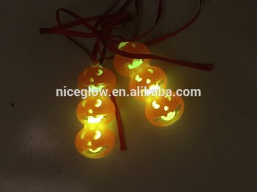 glow skull pendant ,glow skull necklace