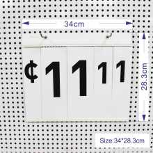 supermarket plastic price sign board