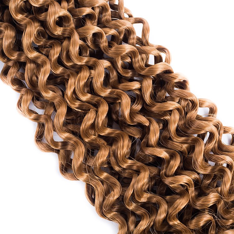 Curly Water Wave Twist Crochet Hair Solid And Ombre Color Blonde Water Deep Hair Synthetic Fiber Passion Hair Extensions